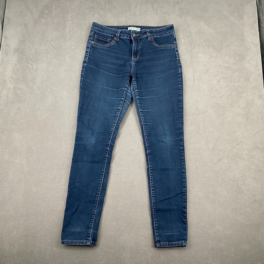 Artisan NY Jeans Womens 10 Blue Denim Cotton Stretch Mid Rise Medium Wash Casual